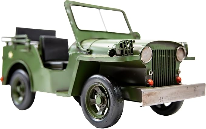 YCHTEWY-Iron Classic Car Model Collectible Vehicle Decoration, Metal Truck Christmas Decor ，Unique Blend of Vintage, Rustic, Farmhouse Truck Decor for Table Top Decor. (B)