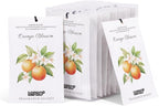 MYARO 12 Packs Orange Blossom Scented Sachets for Drawer and Closet, Long-Lasting Closet Sachet Bags Drawer deodorizers Fresh Scents, Home Fragrance for Lover