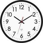 Lumuasky Atomic Wall Clock Analog 12 inch Silent Battery Operated Wall Clocks Modern Clock for Living Room, Office, Home, Bedroom, Kitchen, Bathroom