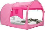 LEEDOR Bed Tent Dream Tents Bed Canopy Shelter Cabin Indoor Privacy Warm Breathable Pop Up Twin/Full/Queen for Kids and Adult Patent Pending(Mattress Not Included)