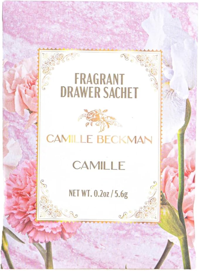 Camille Beckman Premium Fragrant Drawer Sachet, Camille, 0.3 Ounce (3 Pack)