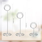 24 Pieces Table Number Holders 3 Size Place Card Holder Menu Table Sign Holder Tabletop Sign Memo Note Card Photo Stand Clips for Wedding Party