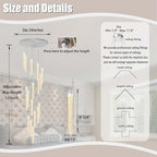 H125'' Modern Crystal Chandeliers for Entryway 18-Lights LED Dimmable Chandeliers Lighting Fixture Large Pendant Light for Staircaes Living Room Villa