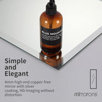 Mirrorons Beveled Mirror, Bathroom Mirrors 48" x 30", Frameless Rectangle Bathroom Mirror with Beveled Edge, Hangs Horizontally or Vertically. Upgraded Shatterproof Mirror