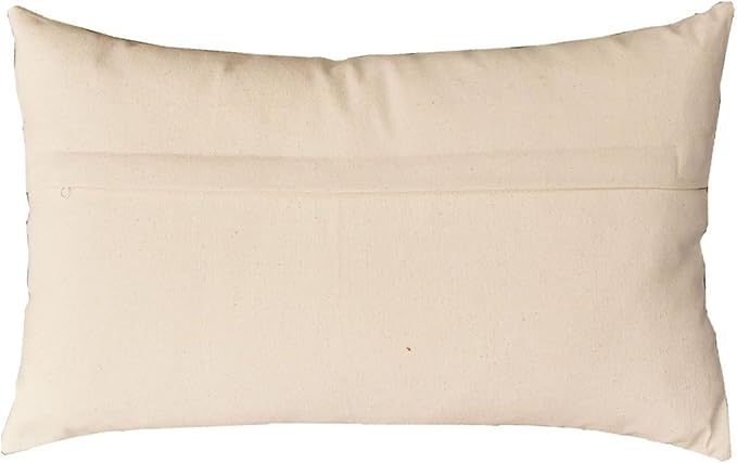 Lumbar Poppy Design Floral Pillow Cover Turquoise Blue Poppies Flower Pillowcase Farmhouse Chair Cushion Floral Botanical Pillowsham Hand Embroidered Size 14x20