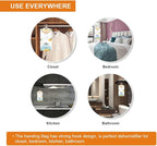 CANAGER Hanging Moisture Absorber, Jasmine Calendula Moistureproof Hanging Bag，Dehumidifier Bag (8 packs) Hanging Closet Dehumidifier Bags, Moisture Absorb 12.5 oz