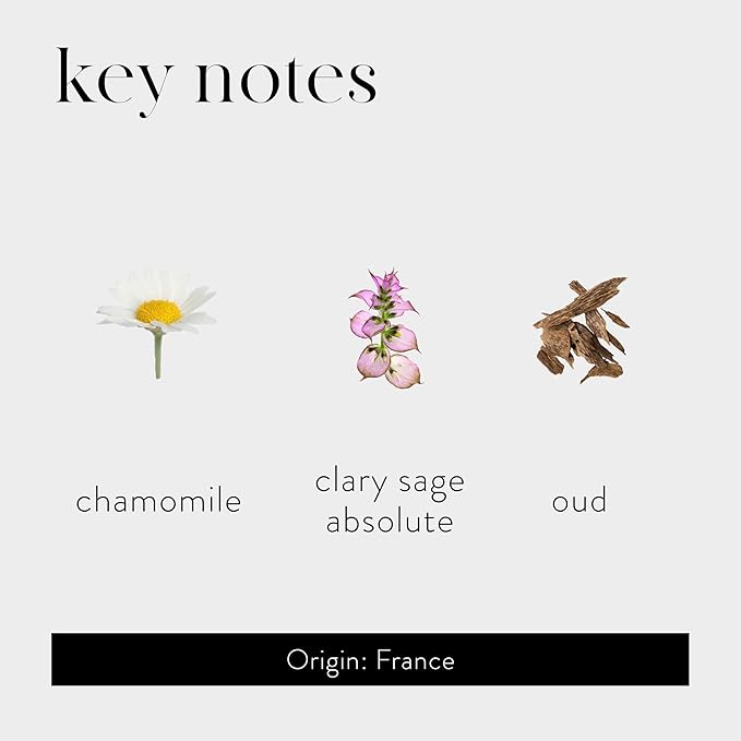 LAFCO New York Signature Candle, Clary Sage - 15.5 oz - 90-Hour Burn Time - Reusable, Hand Blown Glass Vessel - Made in The USA