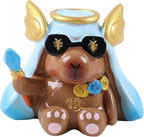 Capybara Zodiac Figurine, Virgo Animal Theme Desk Decor, Resin Collectible(Virgo)
