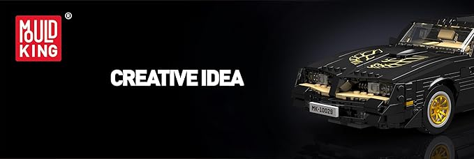 Mould King Classic Supercar Building Set, MOC Sport Car Building Blocks Set, Home Decoration Model Car Kit, Collectible Construction Toys Gift for Teen Adults(1557 PCS)