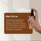 Folkulture Air Fresheners - Set of 3 Odor Eliminators | Vanilla Fragrance Spray for Home | Autumn Spice or Fall Scents Room Spray for Living Rooms, Bathrooms with Natural Essential Oils | 5.1 Oz