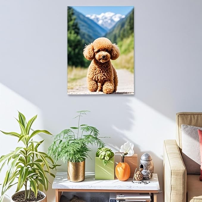 Personalized Photo to Canvas Print - Canvas Prints With Your Photos on Custom Wall Art for Bedroom, Living Room, Wedding Baby Pet Family Picture Framed Wall Art (18" W x 24" H)