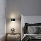 Modern LED Dimmable Pendant Light fixtures,Mini Island Pendant Lighting for Kitchen Island Dinning Room,Bedroom,Bar, Kitchen Island Ceiling Hanging Light Fixtures(black-3-Pack)