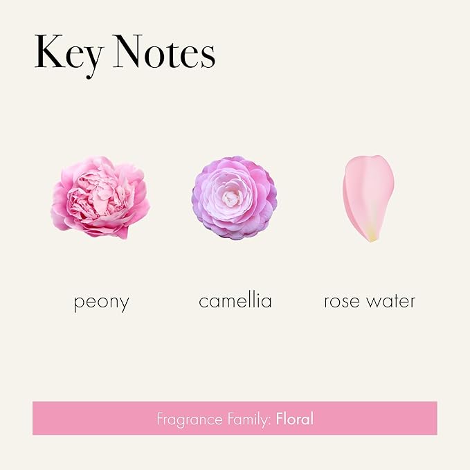 LAFCO New York Reed Diffuser Refill, Duchess Peony - 8.4 oz - Up to 4-Month Fragrance Life - Includes Natural Wood Reeds - Free of Dyes & Propellants - Made in the USA