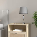 Seealle Lamps for Bedrooms - Touch Control Bedside Lamp with USB C+A, 3 Way Dimmable Nightstand Lamps with USB Port, Brushed Nickel Table Lamp for Living Room Guest Room Bed Side End Table(Single)