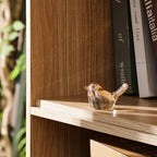 Crystal Glass Bird Figurines - Colorful Decoration Paperweight, Hand Blown Art Animal Collectible, Gift for Women