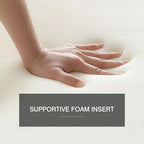 BALAPET 3-in-1 Adjustable Height Wedge Pillow, 7" Height Leg Knee Pillow for Side Sleepers & Aligns Spine, Supportive Bolster Pillow for Pregnancy Relieves Pressure Hip Leg Elevation, 22", White