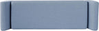 HomePop Modern Storage Bench with Wood Legs |Homepop Home Décor|Bench with Storage for Living Room & Bedroom - French Blue Woven