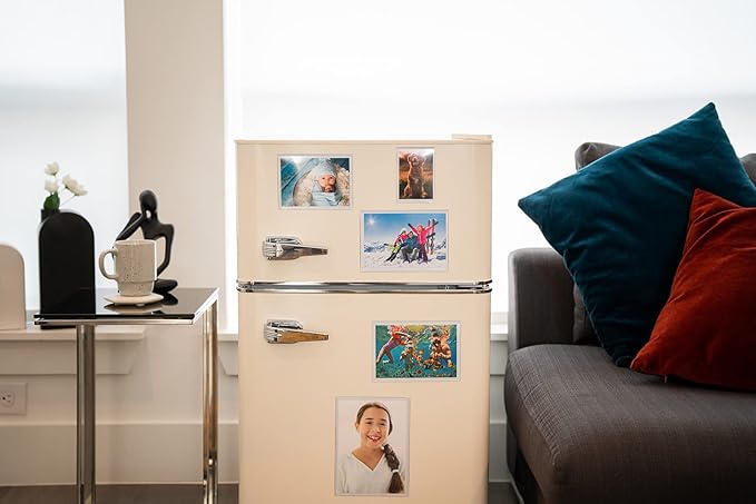 Magtech Magnetic Pocket Picture Frame, White, Holds 4 x 6 Inches Photos, 10, Made in the USA Pack (14610)