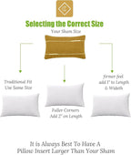 Feathers Down Pillow Inserts 14x22, Set of 2, 100% Organic Cotton Shell, Soft Decorative Lumbar Pillow Insert for Living Room Sofa, Couch, or Bed (White)