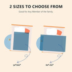 L'AGRATY Chunky Knit Blanket Throw: 50''x60'' Chenille Chunky Knitted Throw Blanket for Bed Couch - Handmade Thick Big Cable Knit Blanket - Large Crochet Rope Blanket for Home Decor(Blue)