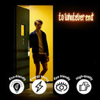 To Whatever End Neon Sign Orange Letter LED Sign for Wall Phrase Neon Light Dimmable Words Neon Lights Signs for Bedroom Man Cave Reading Room Bookshelf Decor Book Lovers Gifts Old English Font