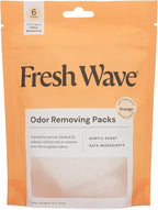 Fresh Wave Orange Odor Eliminating & Deodorizing Packs | Bag of 6