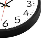 Lumuasky 8 Pack Wall Clock Bulk12 Inch Silent Non-Ticking Round Analog Classic Battery Operated Clocks Quartz Analog Round Wall Clocks for Office Kitchen Home Bedroom Decorative