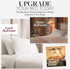 Beckham Hotel Collection Bed Pillows Standard / Queen Size Set of 2 - Original Soft Down Alternative Pillow for Sleeping - Soft Support for Back, Stomach or Side Sleepers