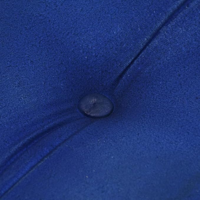 Square Shaped Buffalo Leather Handmade Eco-Friendly Vintage Blue Pouf-Square Pouf, 14"x14"x14", Geometric Pouf, Buffalo Leather Pouf, Recycled Foam with Fibre Fill Stuffed Pouf, Leather Pouf PF25