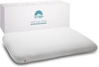 Slim 3.2" Stomach Sleeping Memory Foam Pillow-Thin, Flat, Soft Yet Supportative for Belly, Back& Stomach Sleepers