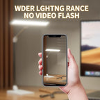 Desk Lamp with USB A+C Dual Charging Port, 23W 1000LM DC Adapter LED Dsek Light for Office Home, Eye-Caring Desk Light 3 Brightness Lamp for Computer, Video Conferencing, Workbench, Crafting, Reading