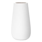D'vine Dev 10 Inch Ivory Elegant Oval Ceramic Vase for Flowers, Home Décor Vase with Design Box, VS-LD-B-2
