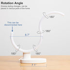 Transformable Smart RGB+IC Modern Table Lamp, Sync Music Color Changing Table Light for Game, Parties, Ring-Shaped Night Light for Home Decor with APP & Remote Control