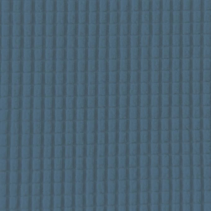 Easy-Going 2-Piece Recliner Console Cover for Reclining Loveseat Covers Stretch Jacquard Middle Console Cover for Recliner Couch and Sofa Bluestone