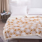 UKELER Yellow Sherpa Fleece Blanket Ultra Plush Lightweight Throw Blankets Cozy Soft Luxury Blanket for Couch Bed 60'' x 50''