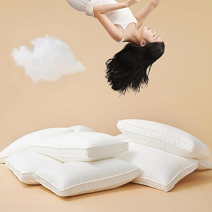 Sleeping Pillows 1 Pack Premium Luxury Hotel Quality Soft Pillow Down Alternative Fill for Beds Good for Belly Sleepers Back, Stomach or Side Sleepers 18x 30 Inch