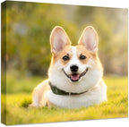 Personalized Photo to Canvas Print - Canvas Prints With Your Photos on Custom Wall Art for Bedroom, Living Room, Wedding Baby Pet Family Picture Framed Wall Art (8" W x 8" H)