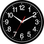 Wall Clock Modern 8 Inch Battery Operated Silent Non Ticking Small Analog Clock Decorative for Bedroom Kitchen Bathroom Office Home
