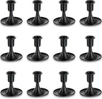Black Candlestick Candle Holders for Taper ：12 PCS Romadedi Candle Stick Holder Set Vintage Table Centerpiece Halloween Decoration Wedding Christmas Fireplace Mantel Home Deocr