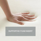 BALAPET 3-in-1 Adjustable Height Wedge Pillow, 7" Height Leg Knee Pillow for Side Sleepers & Aligns Spine, Supportive Bolster Pillow for Pregnancy Relieves Pressure Hip Leg Elevation, 22', Light Grey