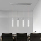 Kitchen Island Lighting Modern Light Fixture Chrome Pendant Light Dimmable LED Chrome Finish Mini Crystal Pendant Lights for Dining Room Living Room（4-Light）