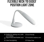 Stella Two Task Lamp, Adjustable Desk Lamp, Dimmable LED Light with Custom Color Temperature for Desk, Home Office, Bedroom, or Living Room, Modern Design for Work, Study, and Reading Needs (12W)