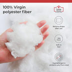 Trendy Home 26x26 Throw Pillow Insert (Set of 2, White) Bed and Couch Pillows Stuffer Hypoallergenic, Decorative Home Indoor Outdoor Sofa Pillow Filler (Machine Wash, 2 Pack)