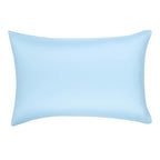 Amazon Basics Full/Queen Comforter Set with Sheets, 7-Piece Blue Stripe Bedding, Lightweight Microfiber Bed-in-a-Bag, Striped