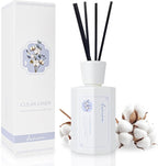 Reed Diffuser Set, 6.7 oz Clean Linen Scented Reed Diffusers for Home with Sticks, Home Fragrance Oil Scent Diffuser for Bathroom, Decor & Gift