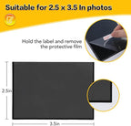 YixangDD 20 Pack Magnetic Picture Frame, 2.5 x 3.5 Inches Fridge Magnetic Photo Frames, Magnetic Photo Frames for Refrigerator, Home, School, Office (Black)