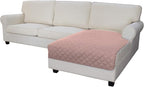 Easy-Going Sectional Couch Covers for Dogs L Shape Sofa Cover Reversible Sofa Slipcover Chaise Lounge Cover Furniture Protector Cover for Pets Dog Cat (42 x 52 inches, Pink/Pink)