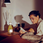 Dr. Vranjes - Ambra 500 ml Diffuser + Double Pack of White Sticks (3 Pieces Bundle)- Luxury Home Fragrance, Made in Italy, Main Scent: Oriental, Olfactory Pyramid: Amber, Patchouli, Sandalwood