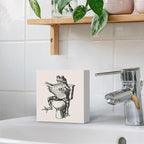 Funny Bathroom Decor, Funny Bathroom Wall Art, Black and White Bathroom Decor, Cute Bathroom Decor, Bathroom Decor for Shelves, Wooden Box Decor Sign for Home Farmhouse Office Living Room Table Shelf