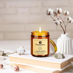 Vanilla Scented Candle Set 2 Pack, Candle for Home Scented, Odor Eliminating, Stress Relief, total15oz, 110 Hours Long Lasting Candles, Soy Candle Gift Set for Women